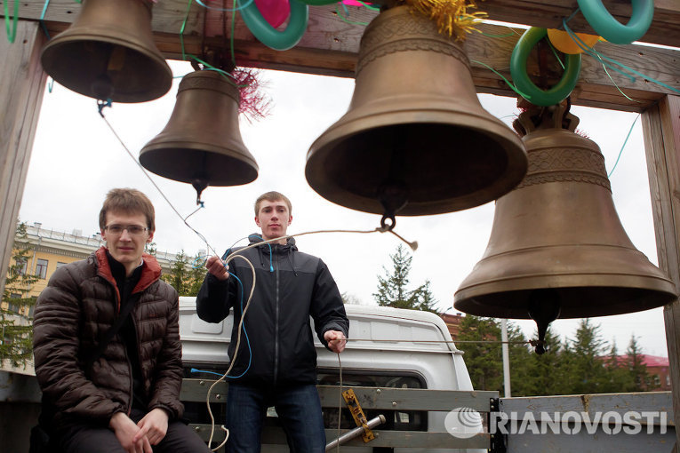 Празднование Пасхи в Томске Празднование Пасхи в Томске