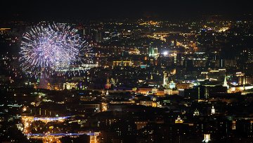 Фейерверк в Москве в День города пройдет на 32 площадках