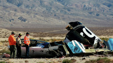 Место крушения суборбитального корабля SpaceShip Two компании Virgin Galactic Место крушения суборбитального корабля SpaceShip Two компании Virgin Galactic