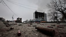 Площадь перед зданием Дома печати, где проходила спецоперация МВД Чеченской Республики Площадь перед зданием Дома печати, где проходила спецоперация МВД Чеченской Республики