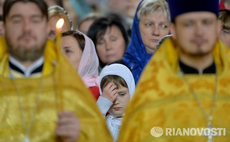 Рождественское богослужение в храме Христа Спасителя Рождественское богослужение в храме Христа Спасителя