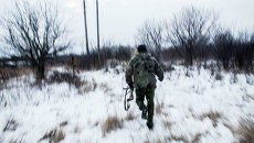 Ополченцы Донецкой народной республики патрулируют территорую возле города Дебальцево. Архивное фото. Ополченцы Донецкой народной республики патрулируют территорую возле города Дебальцево. Архивное фото.