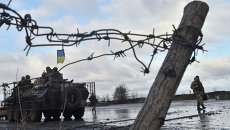 Украинские военнослужащие возле штаба операции в городе Краматорск. Архивное фото. Украинские военнослужащие возле штаба операции в городе Краматорск. Архивное фото.