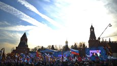 Митинг-концерт на Васильевском спуске, посвященный годовщине воссоединения Крыма с Россией Митинг-концерт на Васильевском спуске, посвященный годовщине воссоединения Крыма с Россией