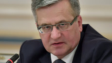 Экс-президент Польши Бронислав Коморовский. Архивное фото Экс-президент Польши Бронислав Коморовский. Архивное фото