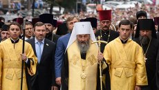 Молебен на Владимирской горке в честь 1000-я крещения Киевской Руси Молебен на Владимирской горке в честь 1000-я крещения Киевской Руси