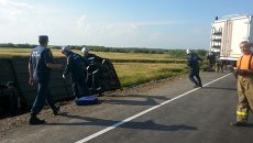 Столкновение автобусов на 125 километре трассы Хабаровск — Комсомольск-на-Амуре в районе озера Гасси Столкновение автобусов на 125 километре трассы Хабаровск — Комсомольск-на-Амуре в районе озера Гасси