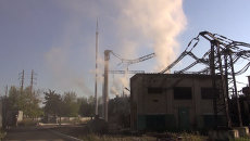 Артобстрел вызвал пожар на электростанции в Горловке. Кадры с места ЧП Артобстрел вызвал пожар на электростанции в Горловке. Кадры с места ЧП