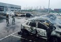 На месте взрывов на складе опасных веществ в промышленном городе Тяньцзинь в Китае На месте взрывов на складе опасных веществ в промышленном городе Тяньцзинь в Китае