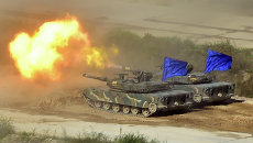 Военные учения Южной Кореи и США возле границы с Северной Кореей Военные учения Южной Кореи и США возле границы с Северной Кореей
