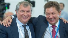 Игорь Сечин и Алексей Миллер на Восточном экономическом форуме Игорь Сечин и Алексей Миллер на Восточном экономическом форуме