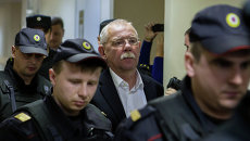 Экс-глава Карелии Андрей Нелидов в суде. Архивное фото Экс-глава Карелии Андрей Нелидов в суде. Архивное фото