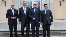 Встреча глав МИД нормандской четверки в Берлине. Архивное фото Встреча глав МИД нормандской четверки в Берлине. Архивное фото