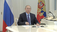 Путин из Кремля дал команду на пуск второй нитки энергомоста с Кубани в Крым Путин из Кремля дал команду на пуск второй нитки энергомоста с Кубани в Крым