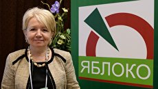 Председатель партии Яблоко Эмилия Слабунова. Архивное фото Председатель партии Яблоко Эмилия Слабунова. Архивное фото
