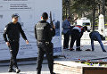 Полиция на месте взрыва в Стамбуле Полиция на месте взрыва в Стамбуле