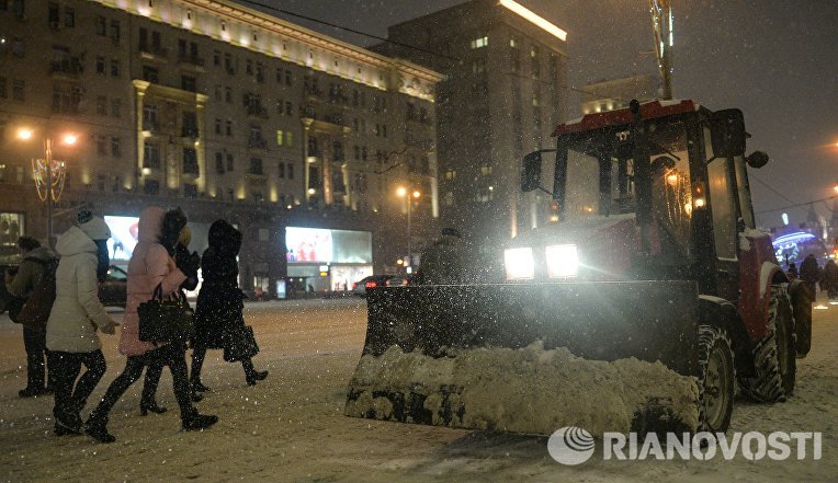 Снегопад в Москве Снегопад в Москве