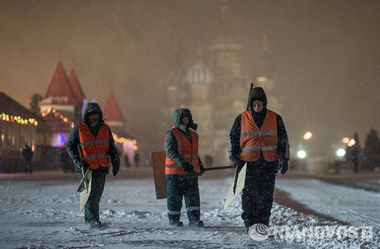 Снегопад в Москве Снегопад в Москве