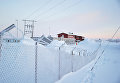 Лагерь для беженцев в районе города Киркенес на севере Норвегии Лагерь для беженцев в районе города Киркенес на севере Норвегии
