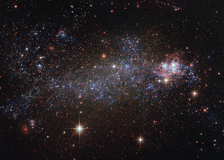 Галактика NGC 5408 в созвездии Центавра Галактика NGC 5408 в созвездии Центавра