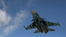Российский истребитель-бомбардировщик Су-34. Архивное фото Российский истребитель-бомбардировщик Су-34. Архивное фото