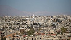 Вид Дамаска. Архивное фото Вид Дамаска. Архивное фото