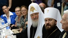Патриарх Кирилл и митрополит Иларион во время визита в Парагвай. Архивное фото. Патриарх Кирилл и митрополит Иларион во время визита в Парагвай. Архивное фото.