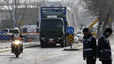 Полиция на месте взрыва у общежития для военных в центре Анкары, Турция. 18 февраля 2016 год Полиция на месте взрыва у общежития для военных в центре Анкары, Турция. 18 февраля 2016 год