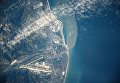 Вид на город Сочи снятый с Международной космической станции Вид на город Сочи снятый с Международной космической станции