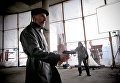 Петр Мамонов на съемках фильма Шапито-шоу Петр Мамонов на съемках фильма Шапито-шоу