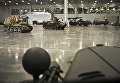 Подготовка к открытию выставки Моторы Войны в выставочном центре Крокус Экспо в Москве Подготовка к открытию выставки Моторы Войны в выставочном центре Крокус Экспо в Москве