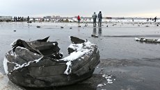 На месте крушения пассажирского самолета Boeing-737-800 в Ростове-на-Дону. Архивное фото На месте крушения пассажирского самолета Boeing-737-800 в Ростове-на-Дону. Архивное фото