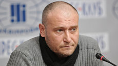 Бывший лидер запрещенной в России организации Правый сектор Дмитрий Ярош. Архивное фото Бывший лидер запрещенной в России организации Правый сектор Дмитрий Ярош. Архивное фото