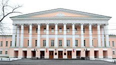 Здание Московской городской думы. Архивное фото Здание Московской городской думы. Архивное фото
