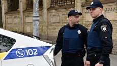 Сотрудники Украинской полиции. Архивное фото Сотрудники Украинской полиции. Архивное фото