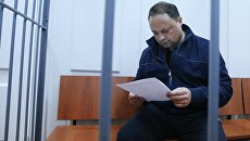 Мэр Владивостока Игорь Пушкарев в Басманном суде Москвы. Архивное фото Мэр Владивостока Игорь Пушкарев в Басманном суде Москвы. Архивное фото