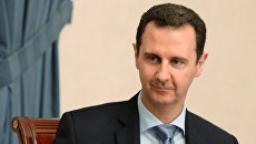 Президент Сирии Башар Асад на встрече с российскими парламентариями в Дамаске Президент Сирии Башар Асад на встрече с российскими парламентариями в Дамаске