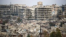 Джобар - район Дамаска, контролируемый боевиками группировки Джебхат ан-Нусра. Архивное фото Джобар - район Дамаска, контролируемый боевиками группировки Джебхат ан-Нусра. Архивное фото