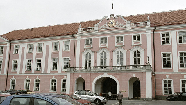 Здание эстонского парламента в Таллине. Архивное фото