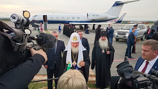 Патриарх Кирилл заложил храм в самом северном городе РФ
