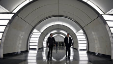 Станция Фонвизинская Люблинско-Дмитровской линии Московского метрополитена. Архивное фото Станция Фонвизинская Люблинско-Дмитровской линии Московского метрополитена. Архивное фото