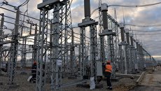 Строительство энергомоста через Керченский пролив. Архивное фото Строительство энергомоста через Керченский пролив. Архивное фото