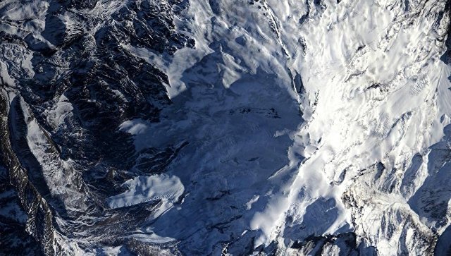 Вид на Эльбрус снятый с Международной космической станции. Архивное фото