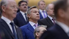 Представитель от законодательного органа государственной власти Пермского края Алексей Пушков на заседании Совета Федерации РФ. Архивное фото Представитель от законодательного органа государственной власти Пермского края Алексей Пушков на заседании Совета Федерации РФ. Архивное фото