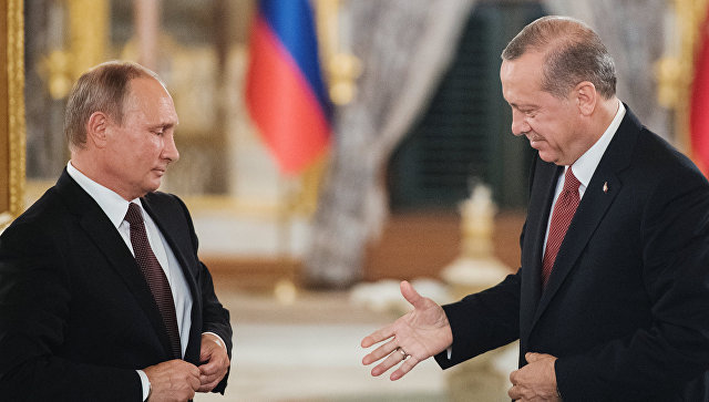 Путин и Эрдоган обсудили по телефону международные отношения