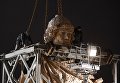 Монтаж 16-метрового памятника Святому равноапостольному князю Владимиру на Боровицкой площади в Москве Монтаж 16-метрового памятника Святому равноапостольному князю Владимиру на Боровицкой площади в Москве