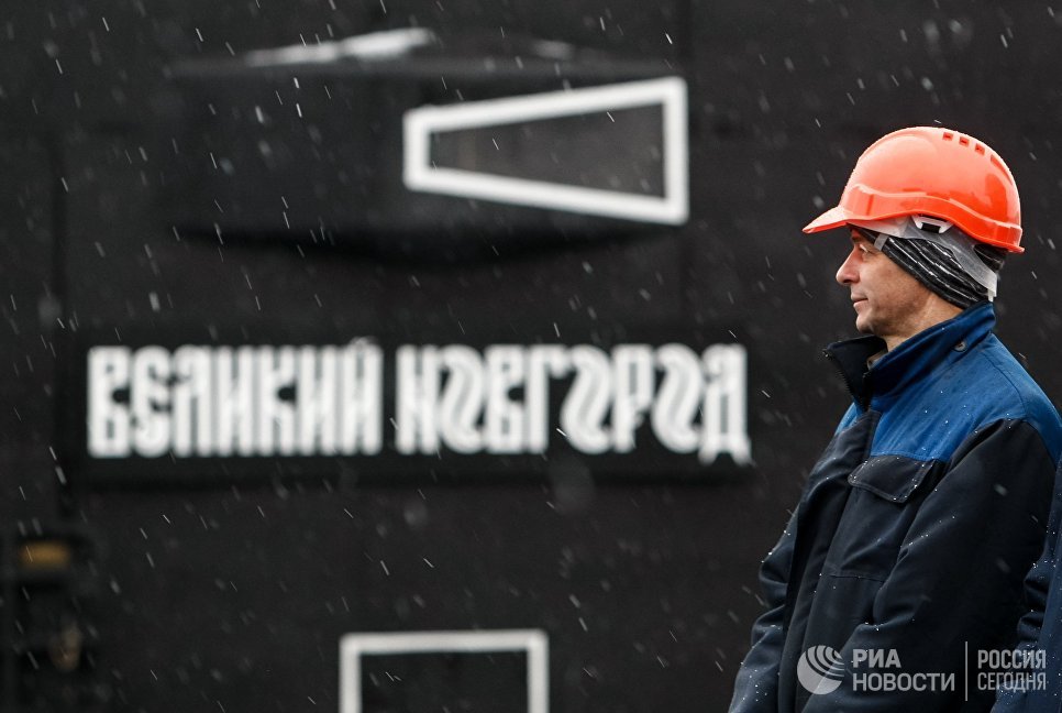 Церемония передачи ВМФ РФ дизель-электрической подводной лодки Великий Новгород в Санкт-Петербурге Церемония передачи ВМФ РФ дизель-электрической подводной лодки Великий Новгород в Санкт-Петербурге