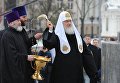 Патриарх Московский и всея Руси Кирилл освящает памятник князю Владимиру Патриарх Московский и всея Руси Кирилл освящает памятник князю Владимиру