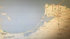 Балтийская коса на карте Балтийская коса на карте