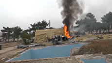 В Алеппо боевики обстреляли госпиталь Минобороны РФ. Съемка очевидцев В Алеппо боевики обстреляли госпиталь Минобороны РФ. Съемка очевидцев